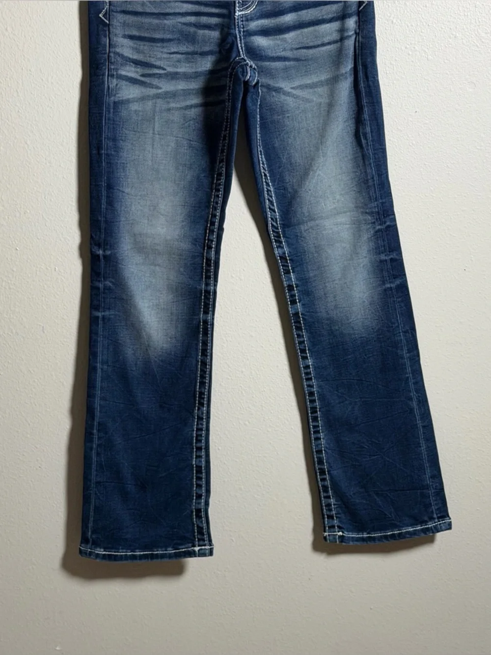 Buckle Black Kids Boys Fit No 109 Bootcut Jeans Dark Wash Contrast‎ Stitch 12R